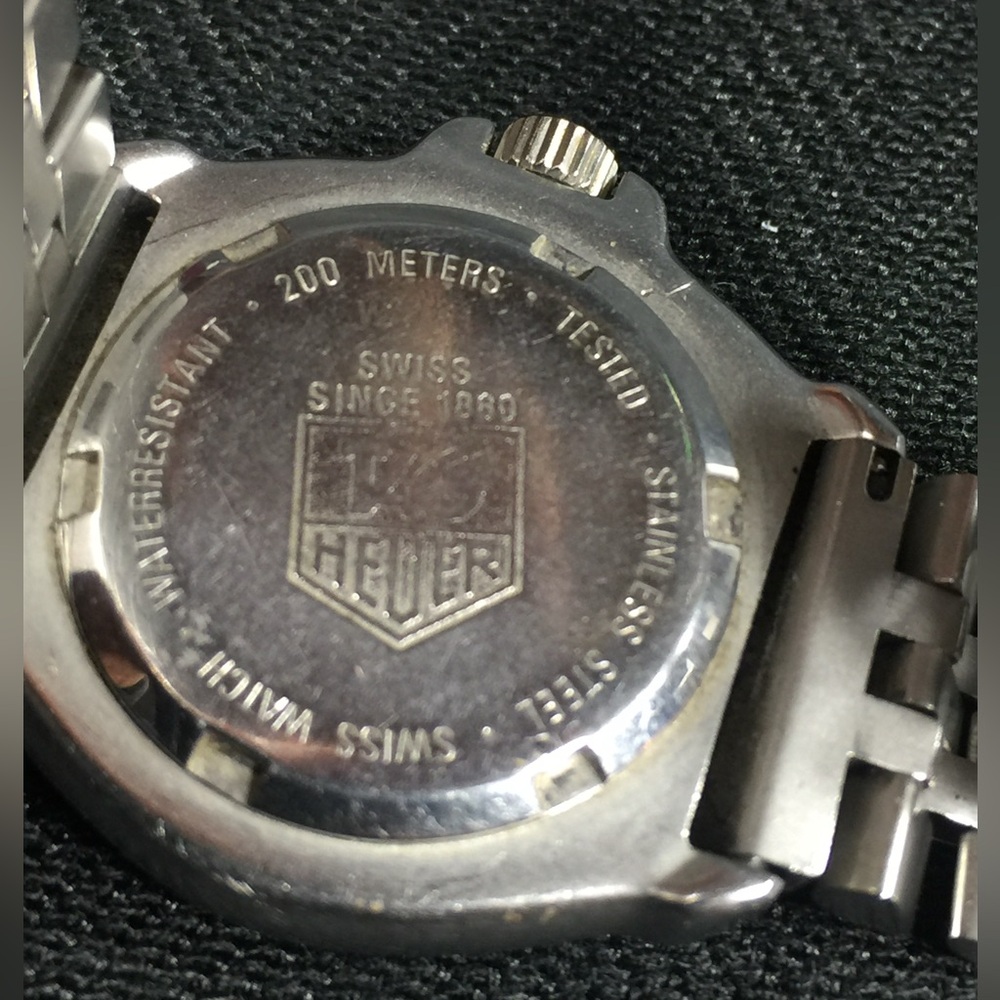 VTG Tag Heuer F1 PROFESSIONAL 200 M 1990's Cream 29mm Quartz Ladies Watch WA1411 - Picture 11 of 12